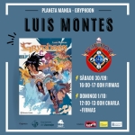 El autor del manga ‘Gryphoon’ Luis Montes en el Frijor de Mallorca